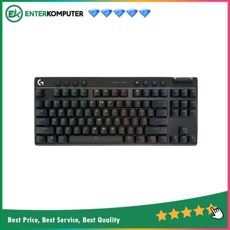 Logitech G PRO X TKL Lightspeed Gaming Keyboard - Tactile - Black